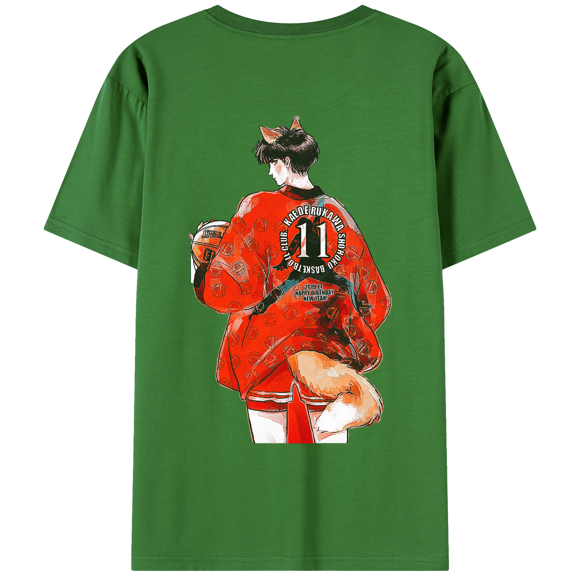 （画像用） SLAM DUNK／スラムダンク レディース半袖Tシャツ(バックプリント)